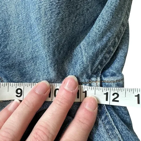 NEW AGOLDE Riley Straight Crop Jeans Distressed - Picture 10 of 11